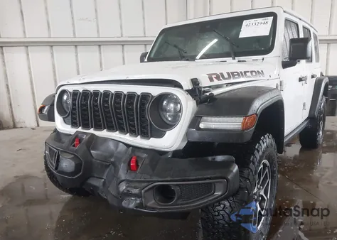 2024 Jeep Wrangler 4-Door Rubicon 4X4 z USA, uszkodzony, nr VIN 1C4PJXFG7RW334190